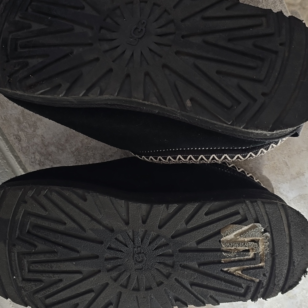 UGG Women's Tazz Slip-On Platform Mule Slippers Black Color Suze 10 - Picture 12 of 14